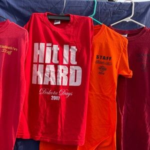4 vintage South Dakota shirts. .
